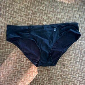 Large hipster black swim bottoms from aerie. NWT.
